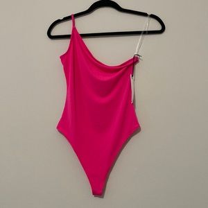 Leith one shoulder bodysuit